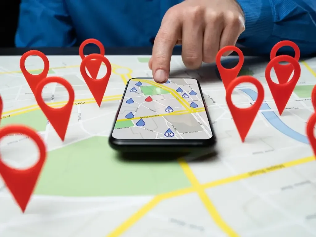 Google Business Profile Optimization Service on Map